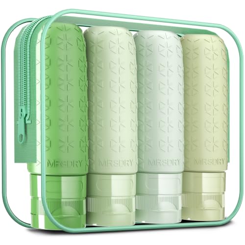 Travel Bottles for Toiletries (Green / 3 Ounces)