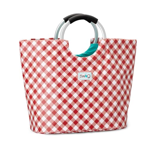 Loopi Large Waterproof Beach Tote Bag (Patriotic Picnic)