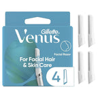 Gillette Venus Facial Razor Refills, Dermaplaning Exfoliating Replacement Blades by Venus