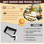 Kids Travel Tray for Car Seat (Lion)