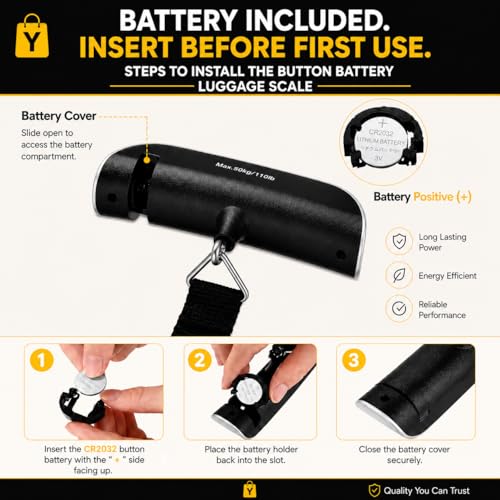 Luggage Scale with TSA Approved Lock