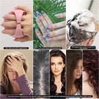 Silicone Scalp Massager Shampoo Brush Hair Scrubber Scalp Brush for All Hair Types of Women (Pink / 1 Count(Pack of 1))