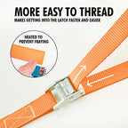 1 in x 12 ft Lashing Straps (10 PK / Orange)