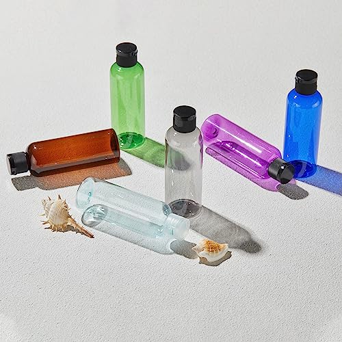 3.4 oz Travel Bottles for Toiletries (Black)