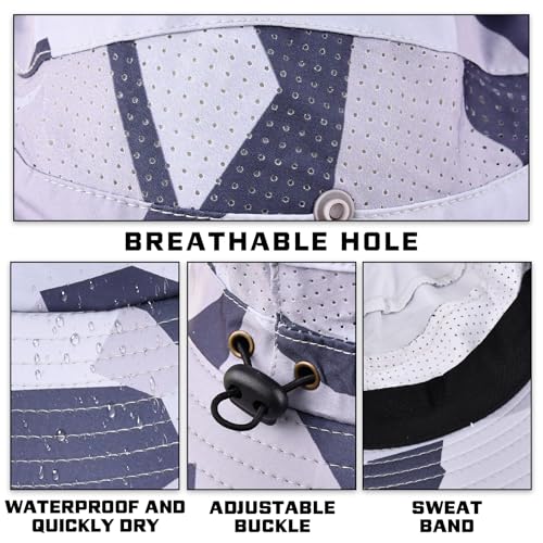 Sun Hats for Men Women (Camolgrey)