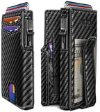 Wallet for Men (Carbon Fiber Black021)