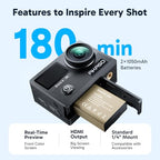Brave 4 Action Camera 4K30fps with 64GB Micro SD Card Bundle