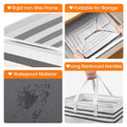 3 Pack Large Laundry Baskets (3 x 125L)