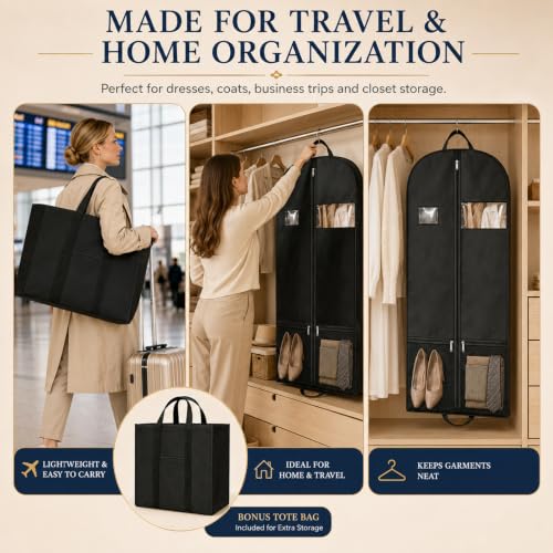 Suit Garment Bag for Men (Garmentbag 54INCH 1 pack)