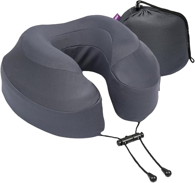 Cabeau Air Travel Pillow for Long Flights – Evolution Plus – U Shaped Memory by Cabeau