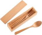 Sanrich Wood Cutlery Set Chopsticks Spoon Fork Kit - Image 4