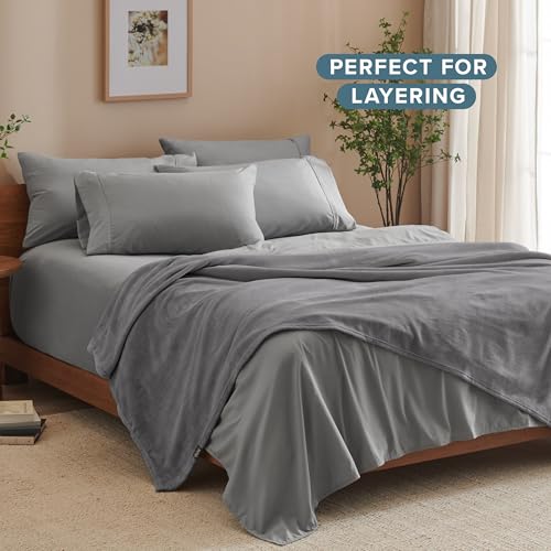 Fleece Blanket Luxury Microplush (Throw XL / 02 - Grey)