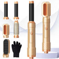 5 in 1 Blow Dryer Brush Set, Hot Air Styler Negative Ion Air Curling Air Curler, Round Brush Blow Dryer Curling Iron Hair Styling Tools Gift for Dry,Volumize, Straight,Curl,100-120V