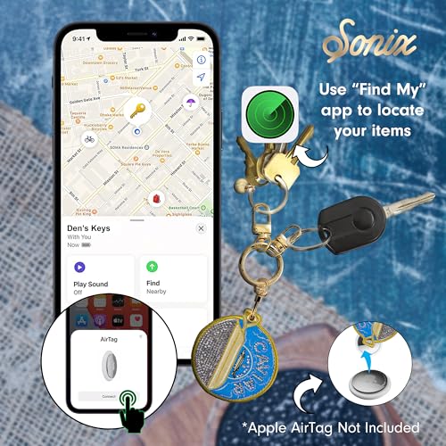 Keychain Case Compatible with GPS trackers (Caviar)