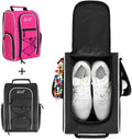Wolt 2 Pcs Golf Shoe Bag for Travel- Zippered Shoes Carrier Bags by WOLT