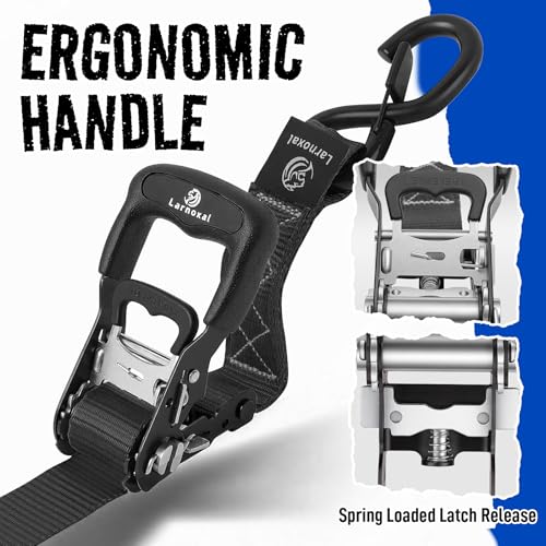 Ratchet Straps 1.5" x 15ft (Black / 15 ft)