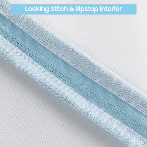 4 Pack Large Fine Mesh Laundry Bags for Delicates