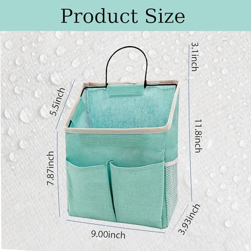 2pcs Wall Hanging Storage Bag (2pcs Green)