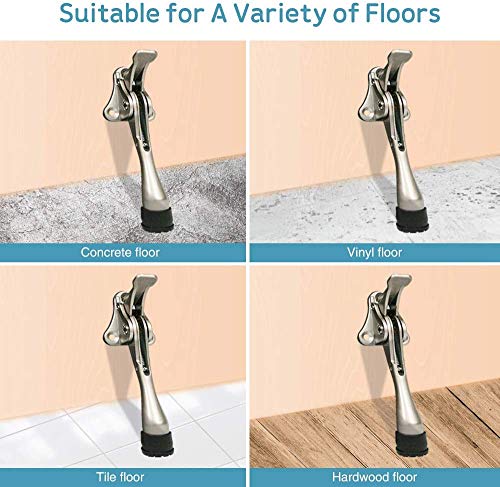Door Stopper One (4inch x 2pack / Dark Grey)