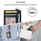 Slim Minimalist Wallet RFID Credit Card Holder for Men (small / Saffiano Black)