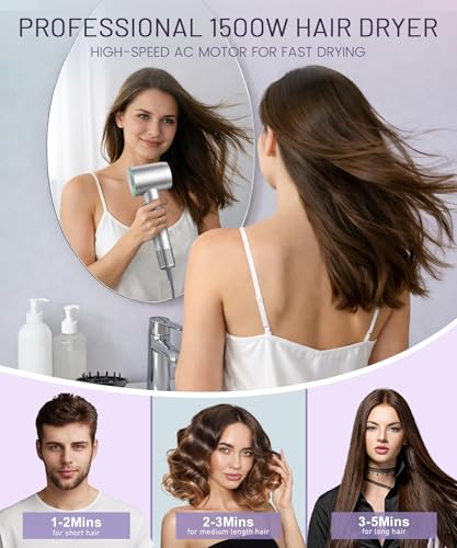 High Speed Ionic Hair Dryer (Silver)
