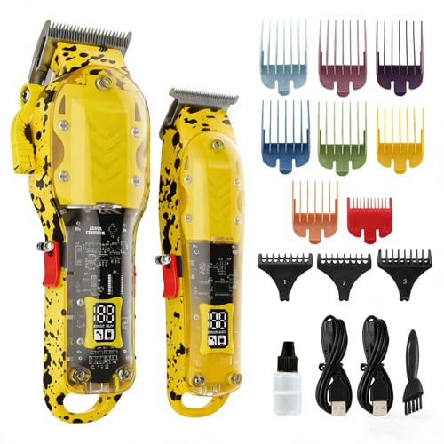 Professional Hair Clippers for Woman (Yellow Set)