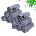 Face Wash Cloths 12 Pack (Slate Blue / 10x10 inch-12 Pack)