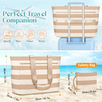 Extra Large Beach Bags for Women (Brown)