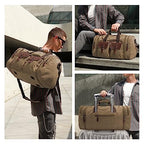 Canvas Duffle Bag (Coffee / X Large-60L Duffle Bag)
