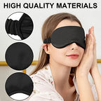2Pack Silk Sleep Mask (Black)