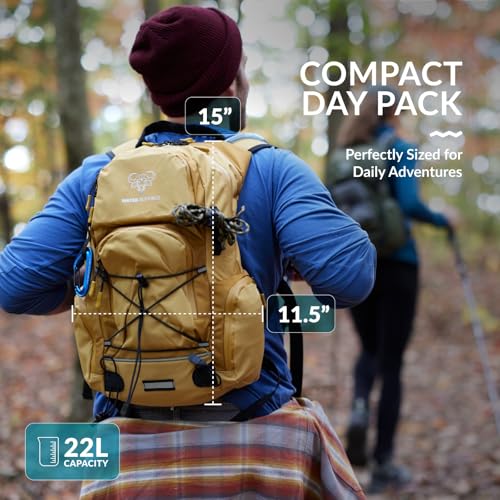Sherpa 22L Hiking Hydration Backpack (Bonfire / Medium)