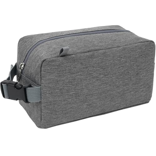 Small Insulated Lunch box Portable Soft Bag Mini Cooler Thermal Meal Tote Kit with Buckle for Work (GreyWithBuckle)