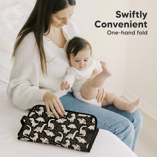 Portable Diaper Changing Pad (Dino Ridge)