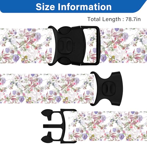 Luggage Straps for Suitcases (Light Purple)