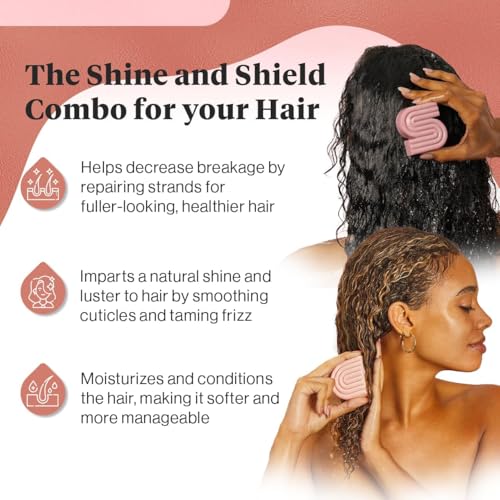 Castor Oil Shampoo and Conditioner Set for Hair Growth