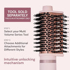 Multi Volume Dryer Brush Attachment (Attachment - Blush - Teardrop 60mm)