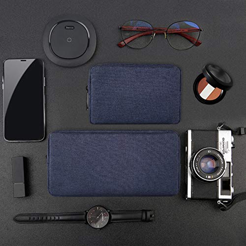 2 Pack Portable Storage Pouch Bag (Navy Blue)