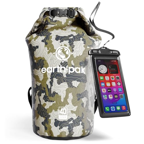 40L Waterproof Dry Bag Backpack (40L / Camo)