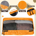 Packing Cubes for Suitcase Large Organizer Bags (Apricot / Large)