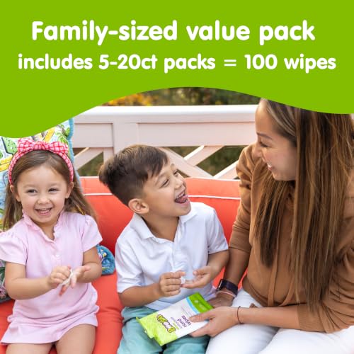 Antibacterial Hand Wipes (20 Count (Pack of 5))