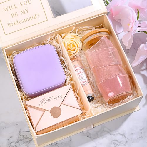 jewelry box travel jewelry case organizer (purple / no letter)