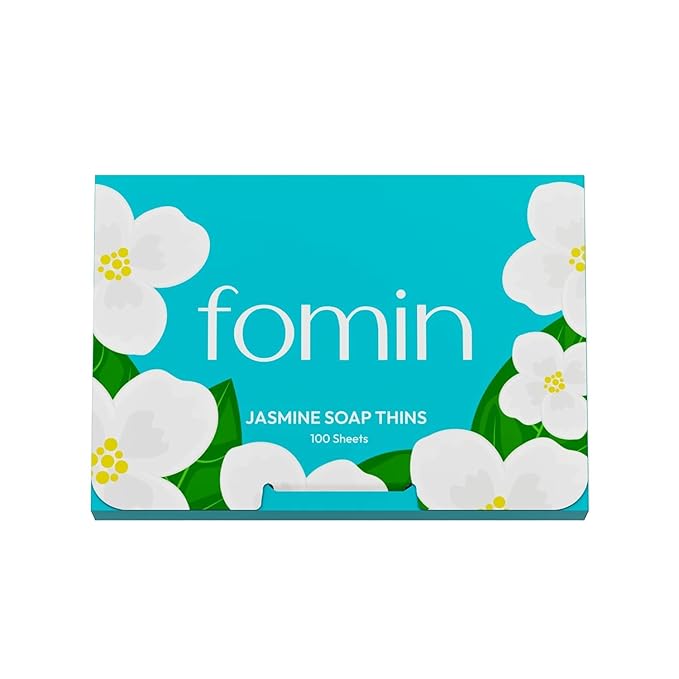 FOMIN - Paper Soap Sheets for Hand Washing - Jasmine Portable Travel Soap Sheets by FOMIN