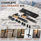 Trek Z Hiking Trekking Poles (Cork Black / 100–120 cm (for Height: 4’11” to 5’10”))