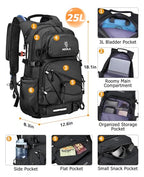 Hydration Backpack (Black / 25 Liters)