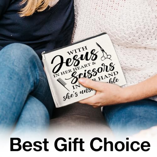 Hair Stylist Gifts for Women Cosmetic Bag (Hairstylist Gift)