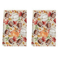 Fall Football Pumpkin Dish Towels Set of 2 Home Decorations 18x26 Inch