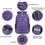 17.3 Inch Travel Laptop Backpack (17.3inch / 17.3 Inch-purple)