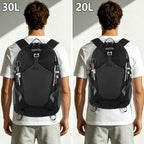 30L Hiking Backpack With Rain (Black2.0 / 30L)