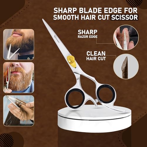 Hair Cutting Scissors (Gold Hair Scissor)