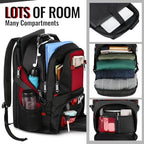 Large Laptop Backpack for Women (17 Inch / Red)